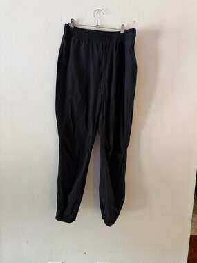 nuuds Black Refine Jogger large nylon pants